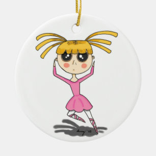 Ballerina Ornament - Pink
