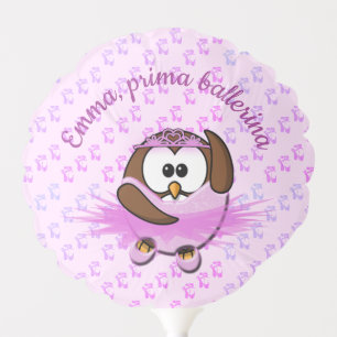 ballerina owl - balloon