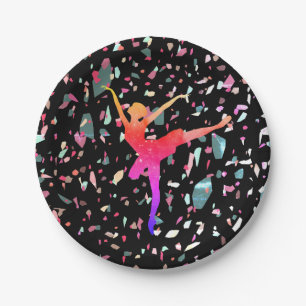 Ballerina Paper Plates