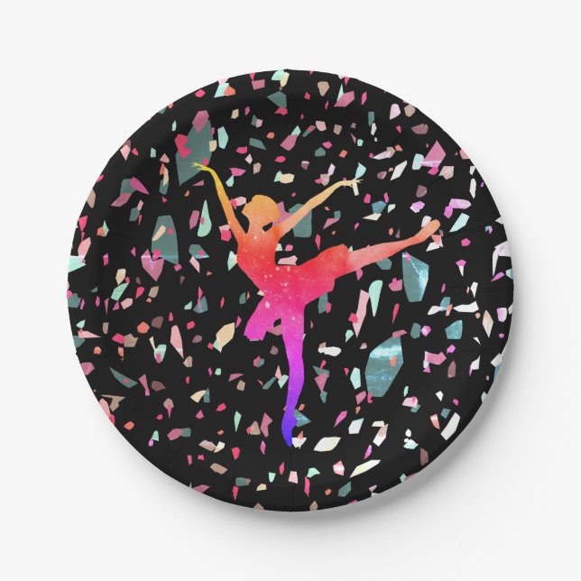 Ballerina Paper Plates (Front)