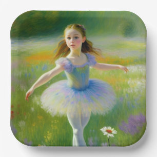 Ballerina  paper plates