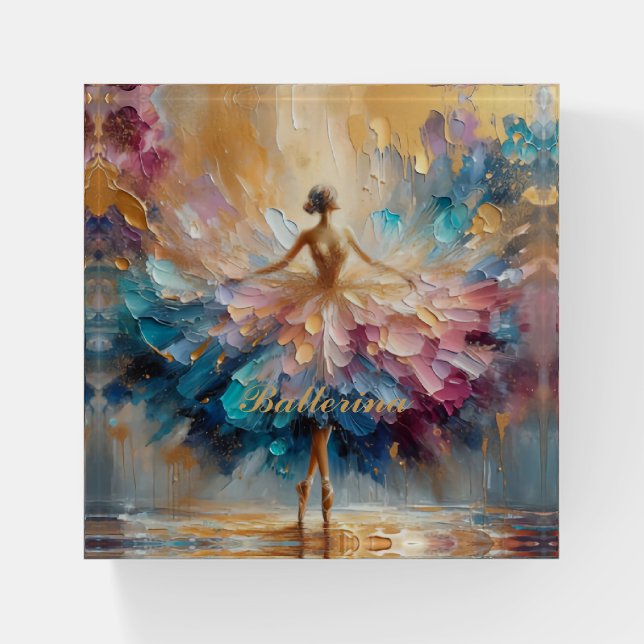 Ballerina Paperweight Customizable (Front)