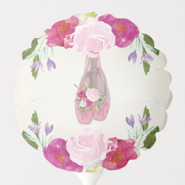 Ballerina Party Birthday Balloons (Back)