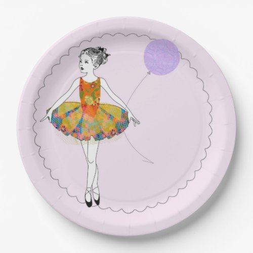 Ballerina Party Plate