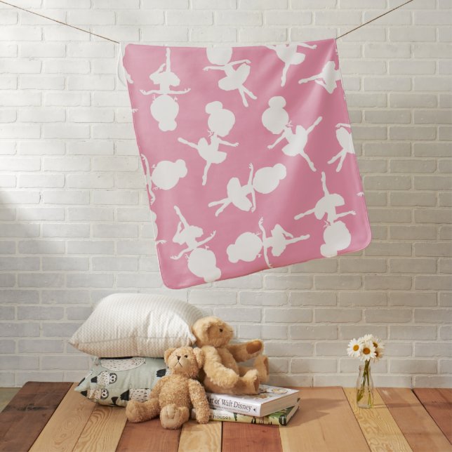 Ballerina Pattern, Ballet Girls, Ballet Dance Baby Blanket (In Situ)