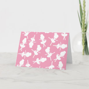 Ballerina Pattern, Ballet Girls, Ballet Dance Card