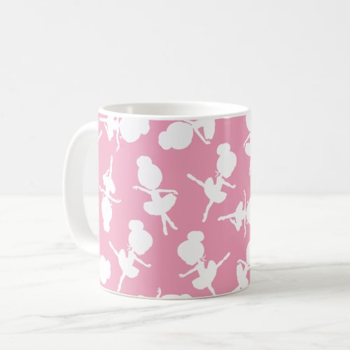 Ballerina Pattern Ballet Girls Ballet Dance Coffee Mug