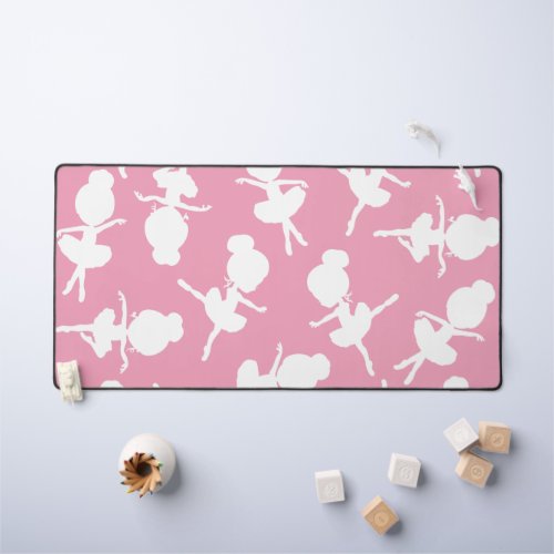 Ballerina Pattern Ballet Girls Ballet Dance Desk Mat