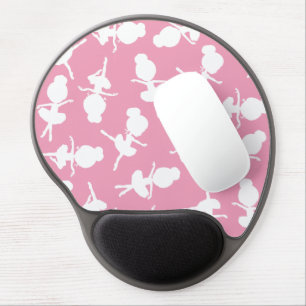 Ballerina Pattern, Ballet Girls, Ballet Dance Gel Mouse Pad