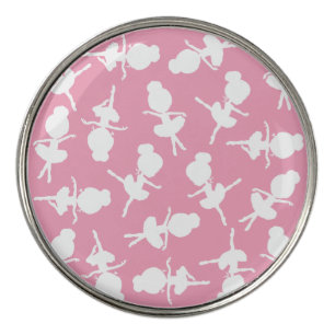 Ballerina Pattern, Ballet Girls, Ballet Dance Golf Ball Marker