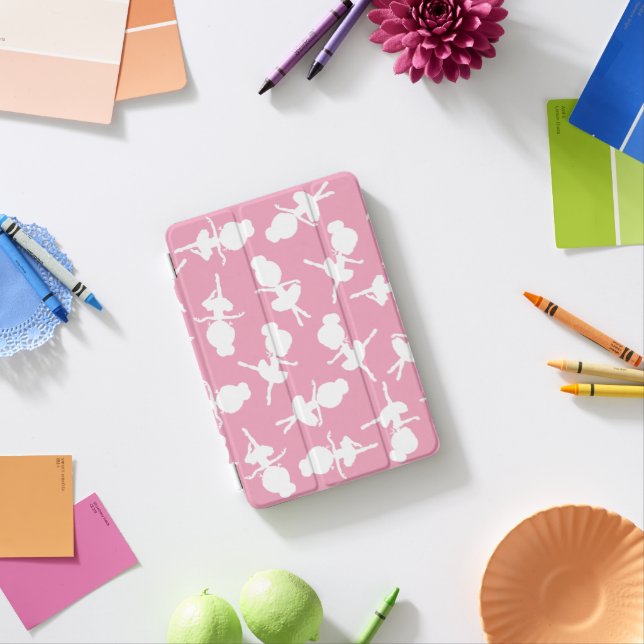 Ballerina Pattern, Ballet Girls, Ballet Dance iPad Mini Cover (In Situ)