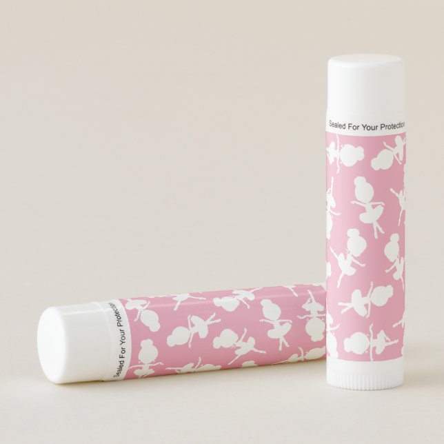Ballerina Pattern, Ballet Girls, Ballet Dance Lip Balm (Front)