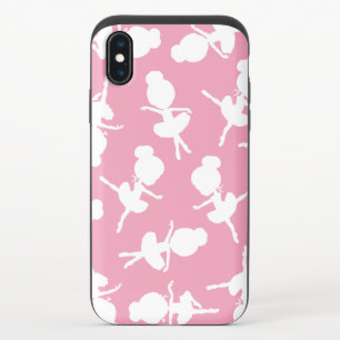 Ballerina Pattern, Ballet Girls, Ballet Dance iPhone X Slider Case
