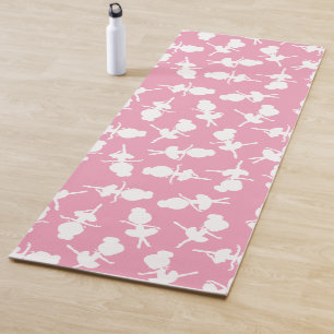 Ballerina Pattern, Ballet Girls, Ballet Dance Yoga Mat