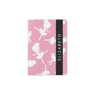 Ballerina Pattern, Ballet Girls, Dance, Your Name Passport Holder