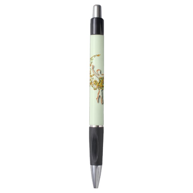 Ballerina Pen Ballet Dancer Girl (Front Vertical)