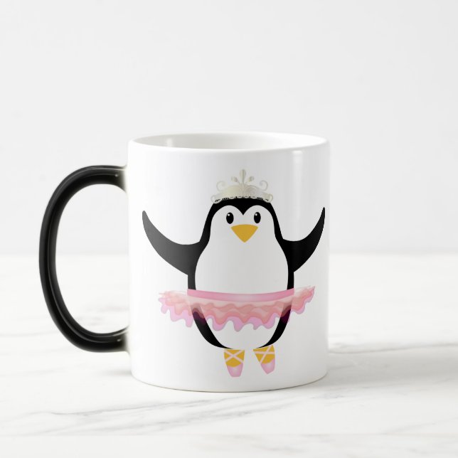 Ballerina Penguin Color Morph Mug (Left)