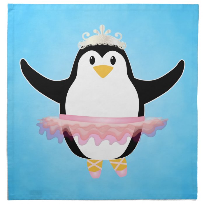 Ballerina Penguin Napkins