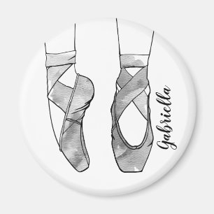 Ballerina Personalized Ballet Magnet