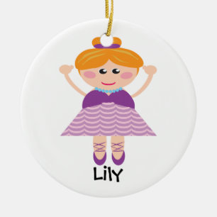 Ballerina Personalized Ornament