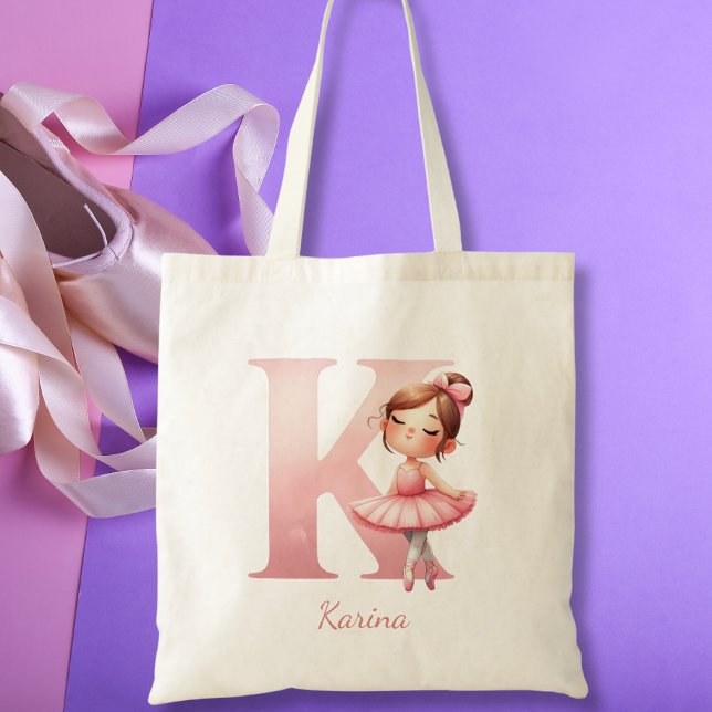 Ballerina Personalized  Tote Bag (Creator Uploaded)