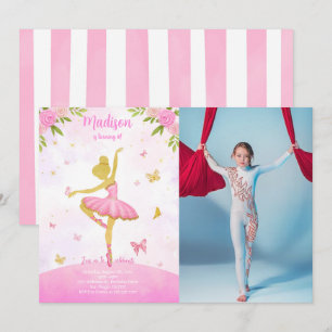 ballerina photo Invitation