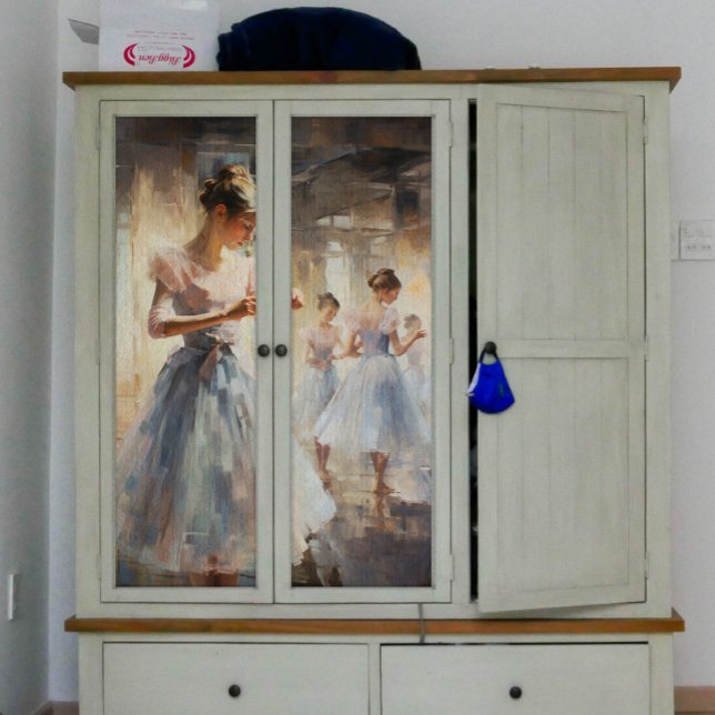 Ballerina Practicing Her Moves Decoupage Tissue Paper (Creator Uploaded)