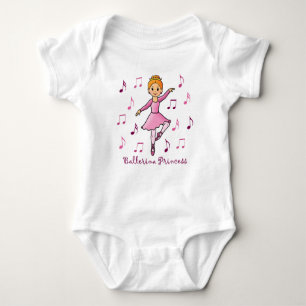 Ballerina Princess Baby Bodysuit