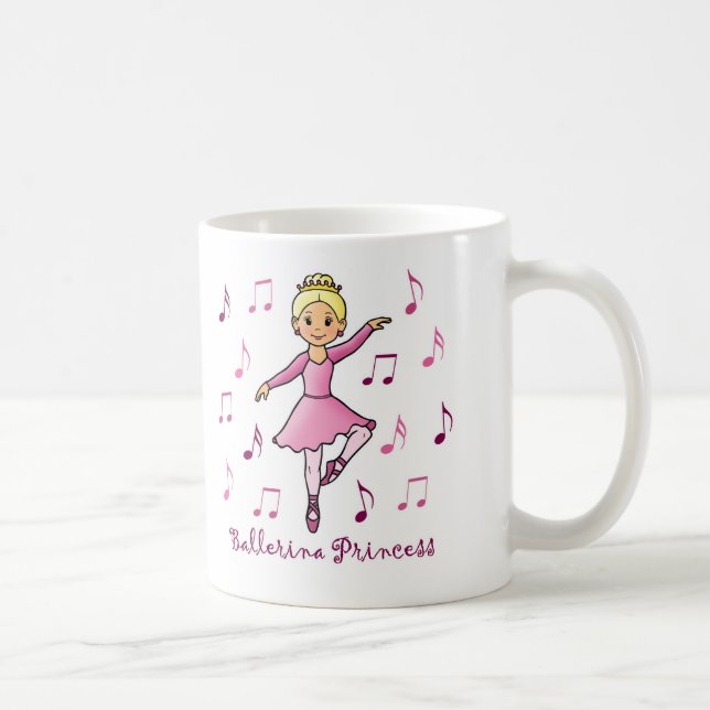 Ballerina Princess Coffee Mug (Right)