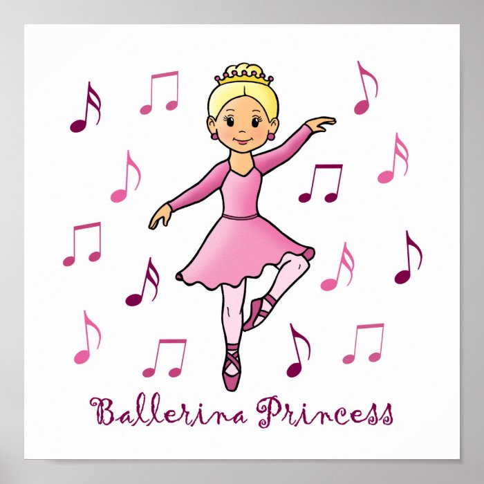 Ballerina Princess Print