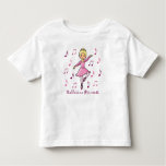 Ballerina Princess Toddler T-shirt at Zazzle