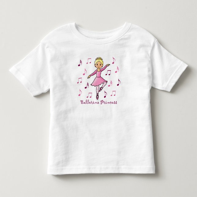 Ballerina Princess Toddler T-shirt (Front)