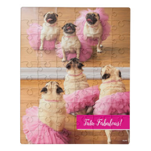 Ballerina Pugs In Tutus Jigsaw Puzzle