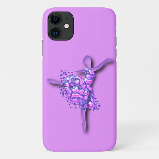 Ballerina Purple iPhone Case Ballet Dancer Girl (Back)