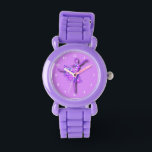 Ballerina Purple Watch Ballet Dancer Woman<br><div class="desc">Ballerina Watches Ballet Dancer Woman - Purple - MIGNED Art Painting</div>