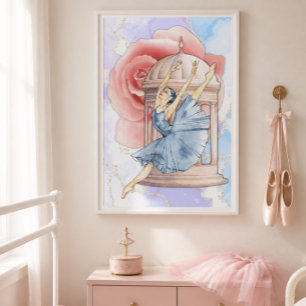 Ballerina Rose Wall Art