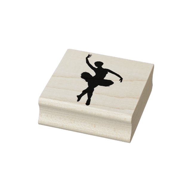 Ballerina Rubber Stamp (Stamp)