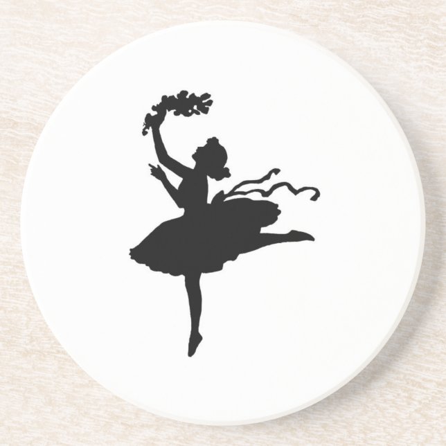Ballerina Sandstone Coaster (Front)