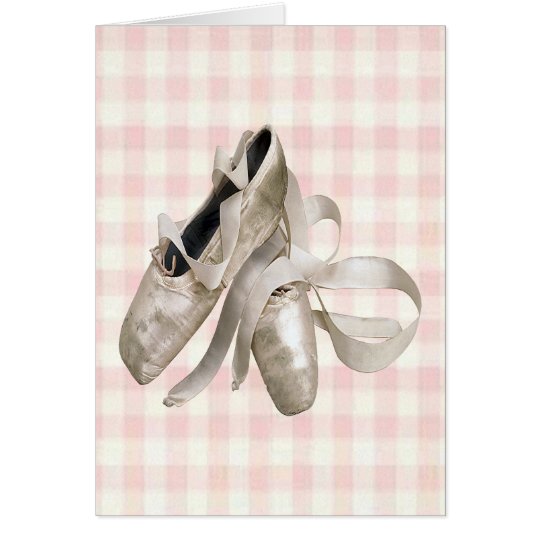 Ballerina Shoes Card