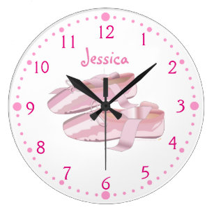 Ballet Shoes Frameless Borderless Wall Clock Y121 Nice for Gift or Room Wall Decor 