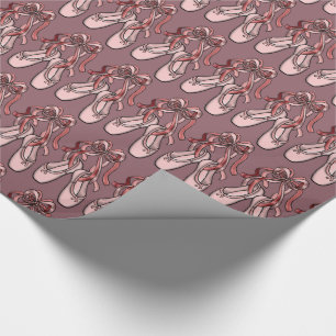 Ballerina Shoes Wrapping Paper
