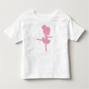 Ballerina Silhouette, Ballet Girl, Ballet Dance Toddler T-shirt