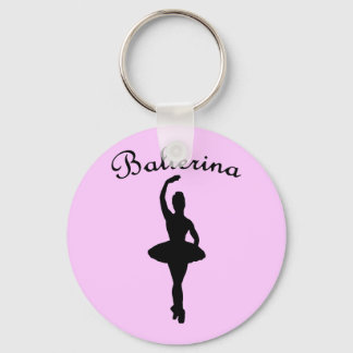 Ballerina Silhouette Keychain