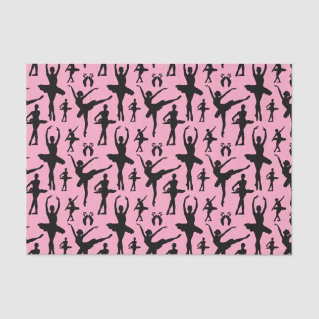 Ballerina Silhouette Tissue Paper (Front)