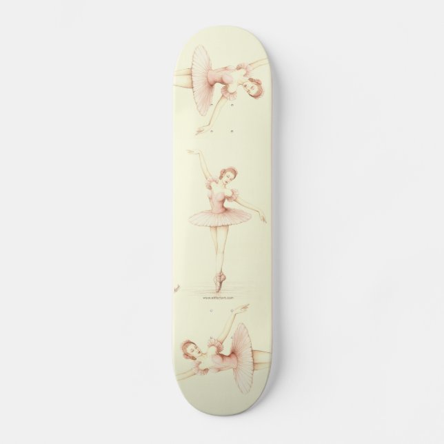 Ballerina Skateboard Deck (Front)