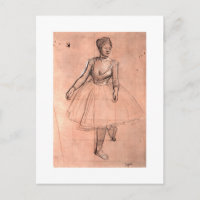 Ballerina sketch by Degas pretty ballet dancer art