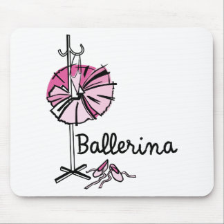 Ballerina Slippers Mouse Pad - Pink