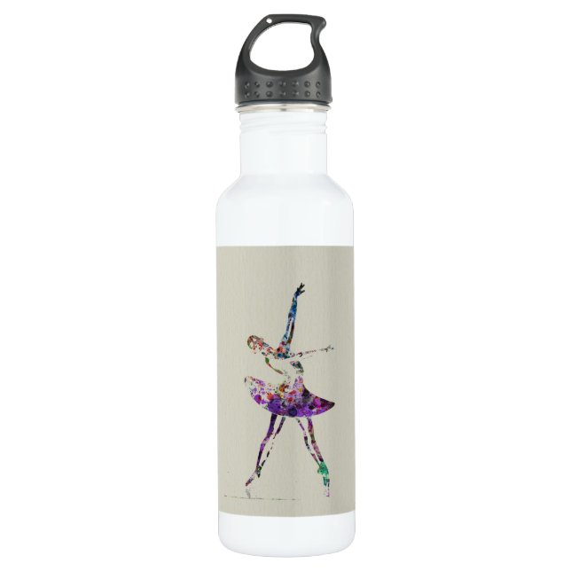 Ballerina Stainless Steel Water Bottle (Front)