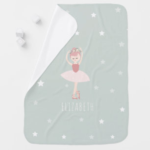 Ballerina Stars Baby Blanket