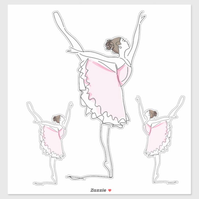 Ballerina Sticker (Sheet)